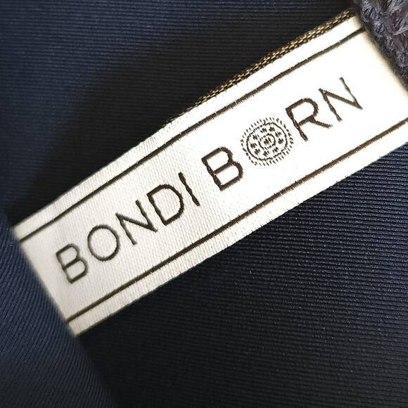 BONDI BORN Caprice Look Out one piece monokini neoprene cutout blue swimsuit 2 - Picture 5 of 8